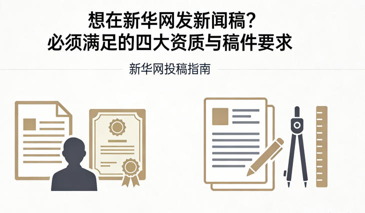 想在新華網發新聞稿？必須滿足的四大資質與稿件要求